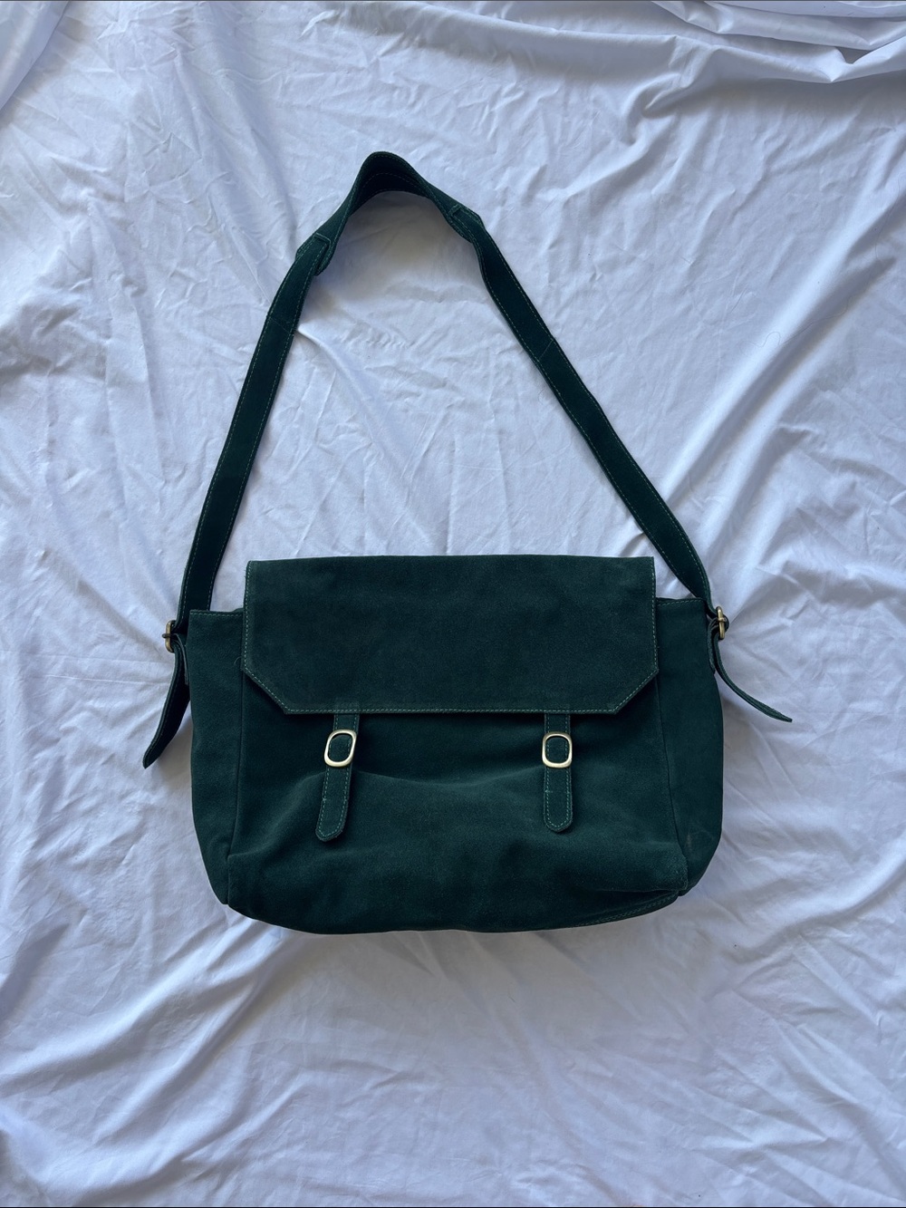 FP Zahara Suede Messenger Bag - Picture 2 of 13